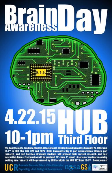 Brain Awareness Day 2015 poster